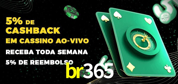Promoções do cassino ao Vivo br365